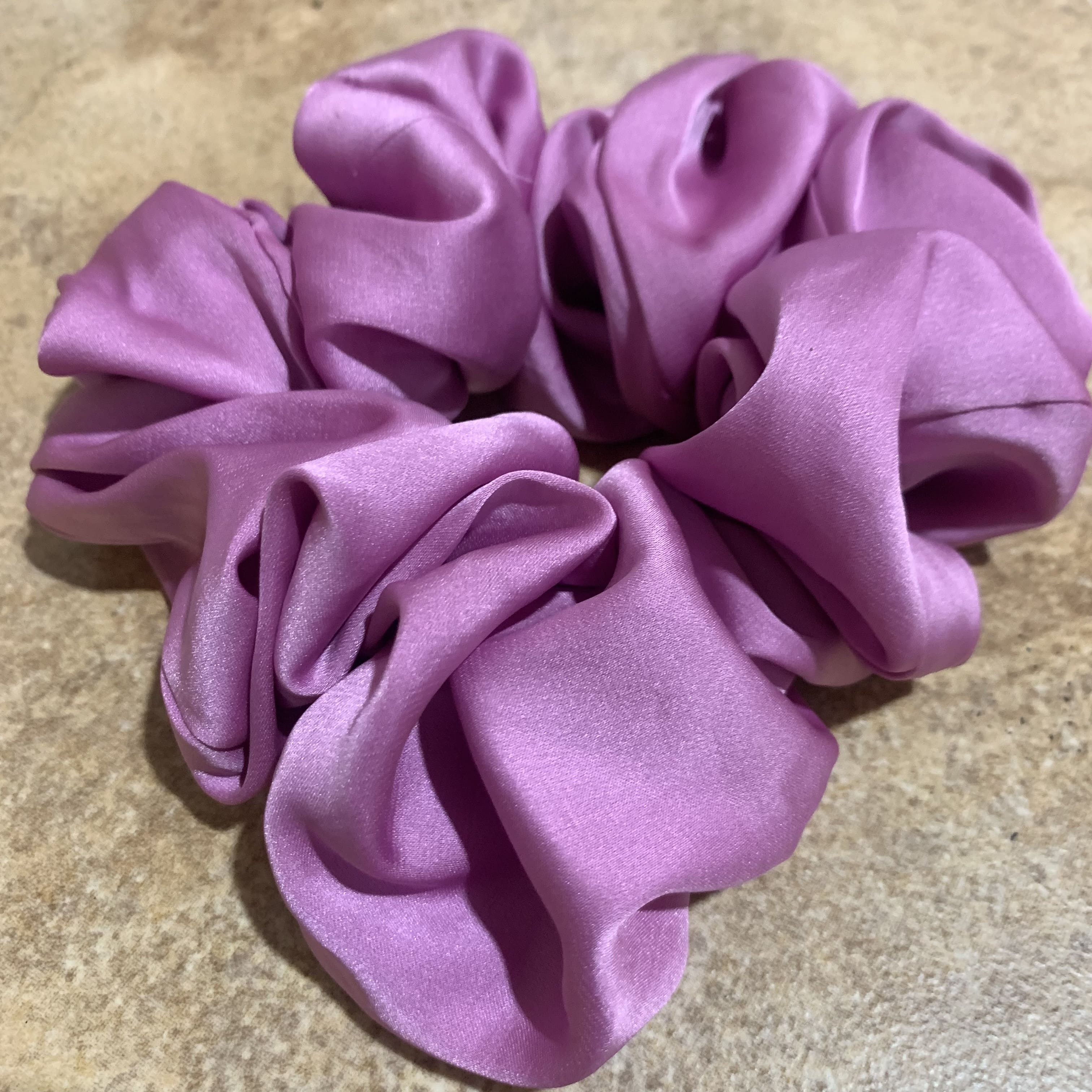 Scrunchie XL Rosa satin