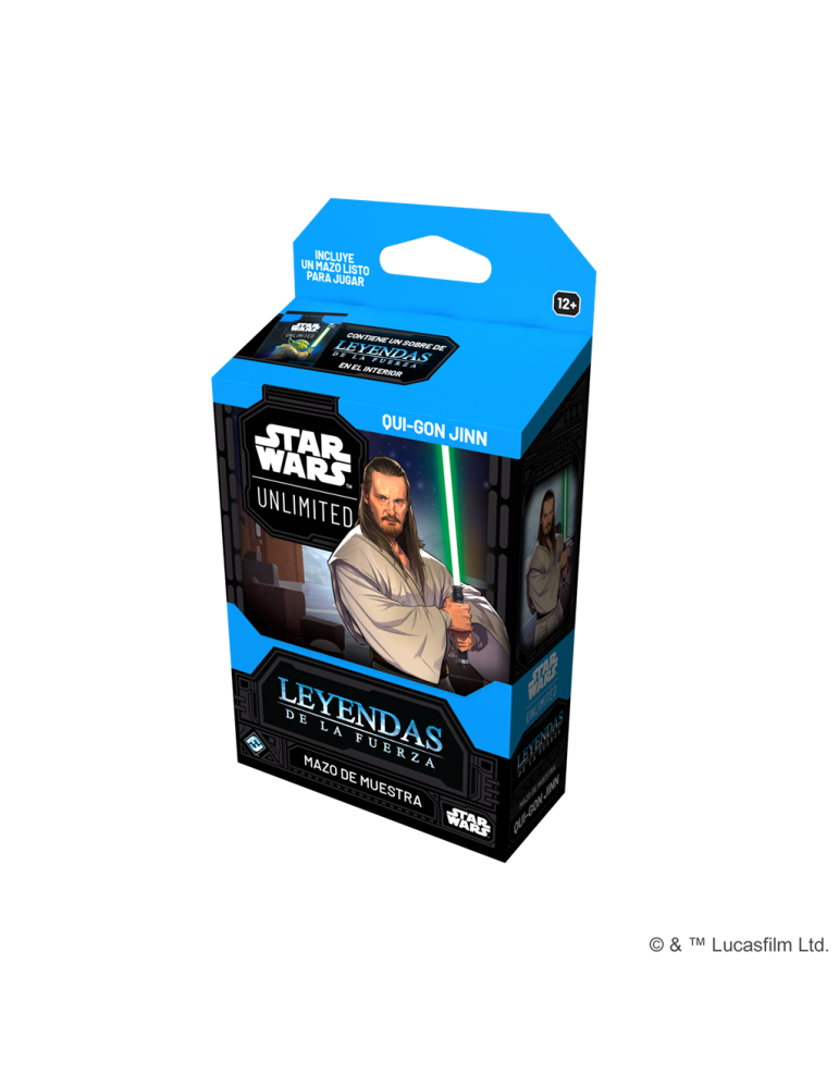 Star Wars: Unlimited – Leyendas de la Fuerza – Mazo Inicial Qui-Gon